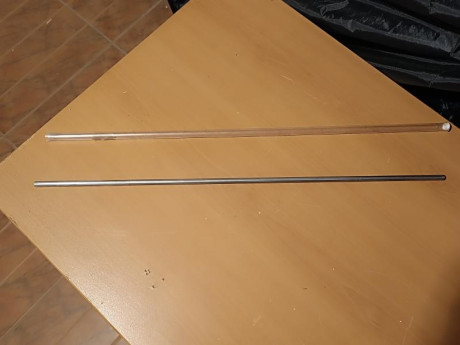 Vendo liner de FX modelo STX, longitud de 600 mm y calibre 5.5. El precio es de 70€ envío incluido. 02