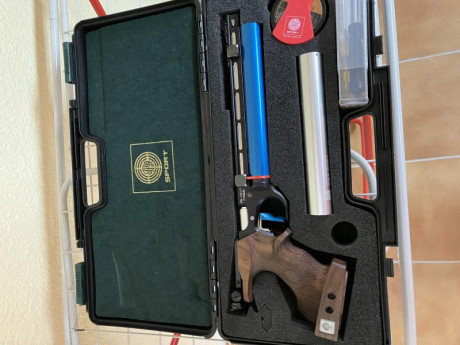 Buenas,se vende Steyr lp10 evo,es del año 2022,la cacha es una L,sin retocar,gatillo Lottes,ajustado disparador 01