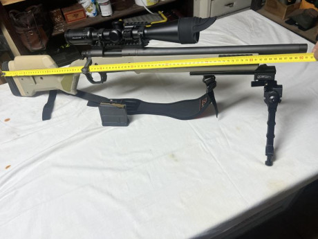 Se vende rifle Remington 700 SPS con culata Magpul en calibre .308 Winchester, en excelente estado y con 00