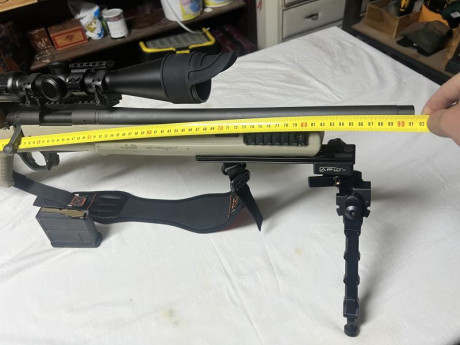 Se vende rifle Remington 700 SPS con culata Magpul en calibre .308 Winchester, en excelente estado y con 12