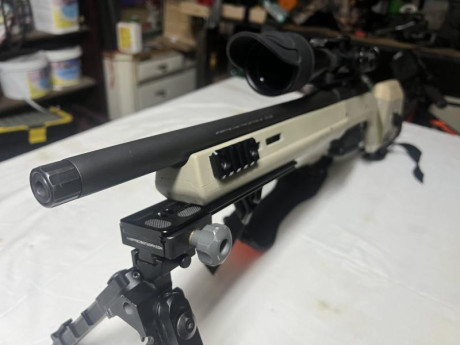 Se vende rifle Remington 700 SPS con culata Magpul en calibre .308 Winchester, en excelente estado y con 11