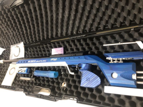 Carabina Walther kk300 anatomic. 22lr
Preparada para la alta competición 

Inactiva desde 2020
Muy pocos 10