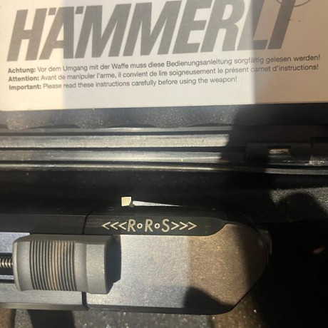 Hammerli SP20 RRS en calibre 32
Con maletín completo. Impecable. Solo he hecho 2 tiradas de Fuego Central 02