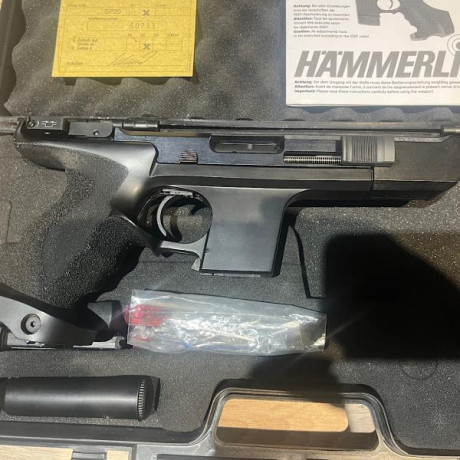 Hammerli SP20 RRS en calibre 32
Con maletín completo. Impecable. Solo he hecho 2 tiradas de Fuego Central 01
