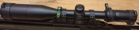 400€
Gastos de envio a parte.

Visor Vortex  black diamond tactical 6-24x50.
Primer plano focal.
Tapas 02