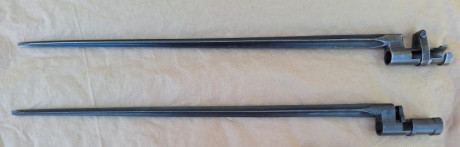 Bayoneta de casquillo para el fusil ruso Mosin-Nagant M1891 de 7,62 mm. El M1891 fue el pilar ruso durante 02