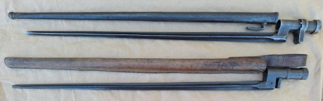 Bayoneta de casquillo para el fusil ruso Mosin-Nagant M1891 de 7,62 mm. El M1891 fue el pilar ruso durante 01