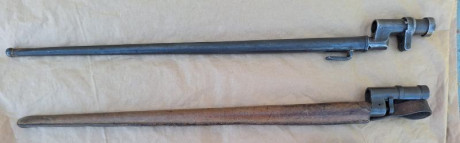 Bayoneta de casquillo para el fusil ruso Mosin-Nagant M1891 de 7,62 mm. El M1891 fue el pilar ruso durante 00