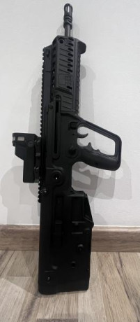 Hola! 
Pongo a la venta este excelente IWI TAVOR X95 9X19
Solo se ha utilizado una vez, y se gastaron 00