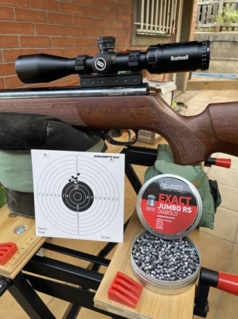 Bueno, para animar el foro un poco, propongo colgar fotos de dianas y arma usada para ello, pudiendo ser 80