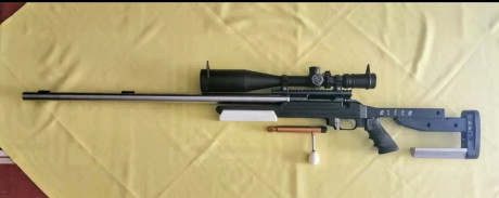Un amigo del club vende un rifle Barnard  calibre 6,5 x 284 más  otro cañón del calibre 308 y otro del 02