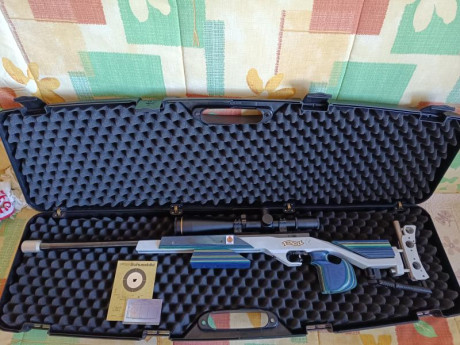  SE PUEDE BORRAR) vende Walther KK-300 ALUTEC .22lr, para las disciplinas de Tiro Olímpico y Fclass, en 01