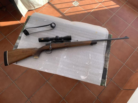 Se ofrece magnífico rifle Santa Barbara Modelo “Gredos de Luxe” calibre 308, customizado y rectificado 02
