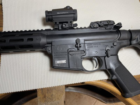 Se vende Smith & Wesson MP 15-22.
Comprada nueva año 23. Poco uso.
Tiene su caja original, 3 cargadores. 00