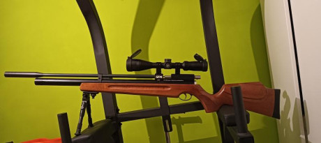 Vendo carabina Spa M10 del 4,5, por cerrojo y sin regulador. Incluye visor Valiant Lynx 3-9X40, bípode, 10