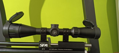Vendo carabina Spa M10 del 4,5, por cerrojo y sin regulador. Incluye visor Valiant Lynx 3-9X40, bípode, 20