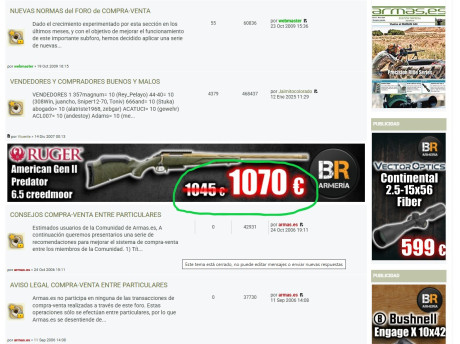 Nótese la ironía del título, pero con lo que han subido de precio los rifles estos años, ver la "oferta" 00