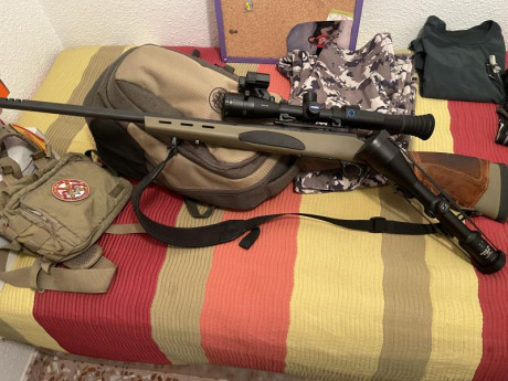 Pongo a la venta este rifle y visores que uso con él.
Le adquirí y al mismo tiempo compre 4 cajas de munición, 02