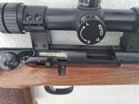 Se vende carabina CZ VARMINT MTR del 22LR con muy pocos disparos más lote compuesto de visor TASCO X40, 00