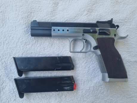 Hola se vende pistola Tanfoglio Limited 9 mm Parabellum en muy buen estado con un gatillo perfecto para 02