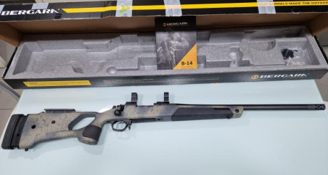 Vendido.

Hola, vendo rifle Bergara Wilderness Thumbhole Carbon en calibre 308 win. Ha disparado dos cajas 00