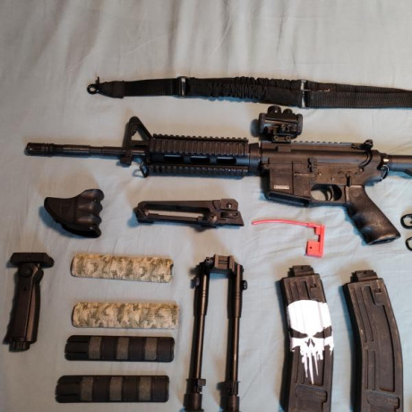 Se vende Chiappa Mfour M4 en calibre 22lr. Arma totalmente fiable dispara cualquier clase de munición 02