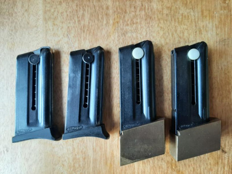 Se venden varios accesorios para pistola Walther GSP/OSP.

-Disparador Walther mod. GSP (moderno/bronce) 02