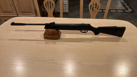 Vendo carabina nueva moderna 
Wembley vmx
19 julios de potencia la mas alta de su categoría 
 incluido 01