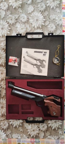 Buenos días!!
 Se vende pistola de libre Hammerli 162 electrónica con cacha talla m .BAJADA DE PRECIO 02