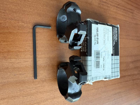 Vendo monturas Tasco de 30mm de acero alta calidad. Absolutamente nada que ver con las que fabrican hoy 02