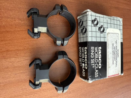 Vendo monturas Tasco de 30mm de acero alta calidad. Absolutamente nada que ver con las que fabrican hoy 00