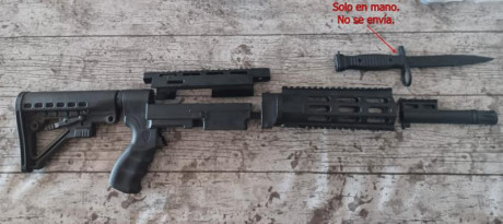 Hola a todos. Vendo un kit archangel de la marca pro mag para carabina Remington 597, sin la bayoneta.
En 00