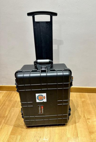cabezal giratorio, saco de tiro LENZI , maleta rígida para transporte de equipo MARK MCS 1510 . Equipo 20