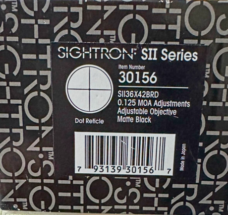 Vendo visor SIGHTROM en perfecto estado.
Peso 490 gramos lo que lo hace ideal para la modalidad de FClass 01