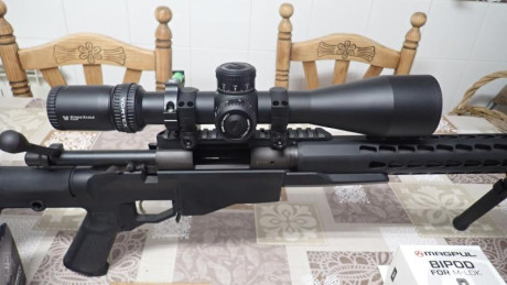 Pues eso lo compré para prs, pero al final no sigo  con la afición, el rifle está impoluto tendrá unos 01