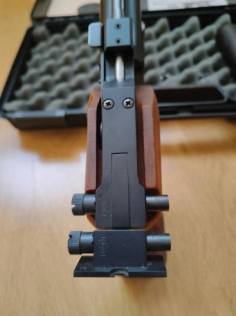 Se vende Walther cpm1 del 4.5 de botellas rellenables de co2.
Arna muy muy precisa.
Tiene un gatillo impresionante, 01