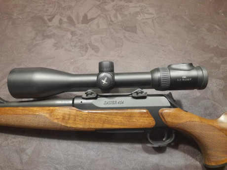 Sauer 404 de un amigo en 7mmrmg ,con visor Swarovski z8 2,3-18x56i 5500€, i monturas summ de rail más 01