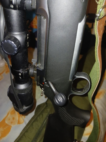 Vende un amigo que no tiene cuenta este Sauer 100 sintético en 7 mm Rem Mag con monturas y visor Zeiss 11