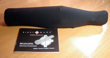 Visor Shightmark 4-16x44. Con retícula Mildot iluminada. Torretas tácticas con puesta a 0. Control de 20