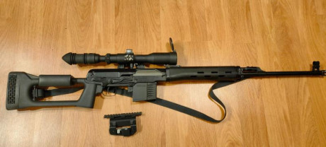 Buenos días, pongo a la venta mi Izhmash Tiger, la versión civil de Dragunov, en calibre 30-06 Springfield, 01