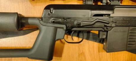 Buenos días, pongo a la venta mi Izhmash Tiger, la versión civil de Dragunov, en calibre 30-06 Springfield, 12