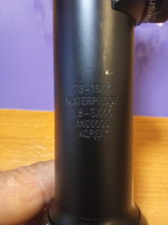 Vendo visor Bushnell Tropi, 1,5-6x44 en buen estado de funcionamiento. Marcas de las anillas. 635617507
Está 00