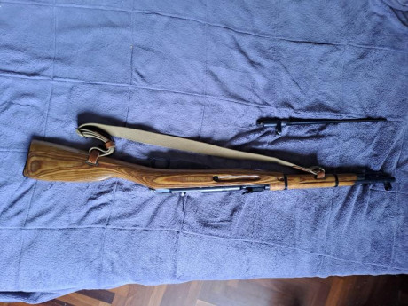 Se vende Mosin-Nagant Karabiner M1944 de arsenal fabricado en la factoría de  Izhevsk del año 1945 con 12