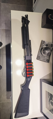 SE VENDE ESCOPETA CORREDERA STINGER TACTICAL DE CAÑON CORTO ( 38 CMS) EN PERFECTO ESTADO, POCOS TIROS 00