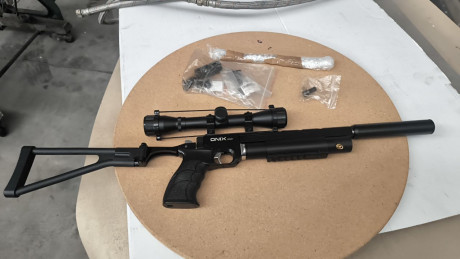 Pongo a la venta esta pistola/carabina Onix sport pp700

Cañon del 5,5 puesto.
Cañón del 4,5
Juntas tóricas
Alza 02