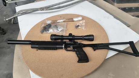 Pongo a la venta esta pistola/carabina Onix sport pp700

Cañon del 5,5 puesto.
Cañón del 4,5
Juntas tóricas
Alza 01