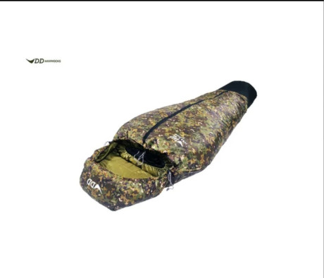 Saco de dormir nuevo, sin utilizar,  procede de un sorteo. Marca DD Hammock Jura 2 MC. Especificaciones 10