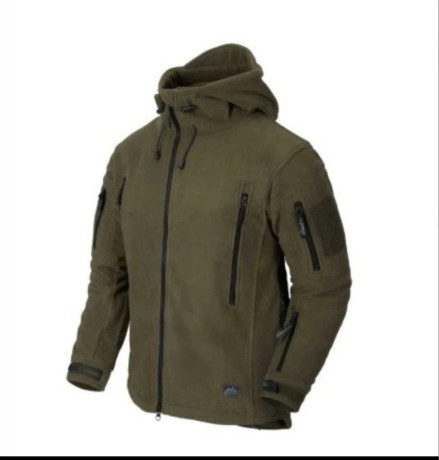 Chaqueta táctica polar doble patriot Helikon Tex de 390gr/m. Perfecta para caza, bushcraft,  supervivencia, 00