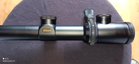 Vendo Visor Nikon Monarch E (cuerpo 30mm) con ret. Iluminada, igual que nuevo, tiene un campo de visión 11