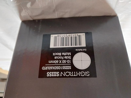 Se vende con caja y sin ninguna señal de uso. Montado en un rifle F class que apenas se ha utilizado. 02